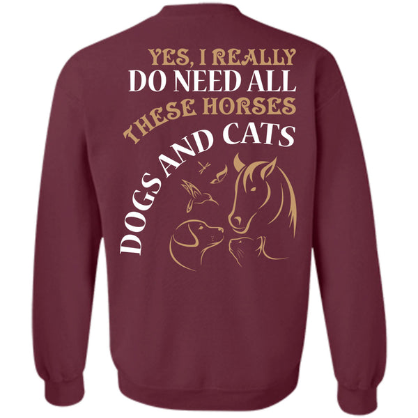 Dogs And Cats T Shirt, Loving Sweatshirt