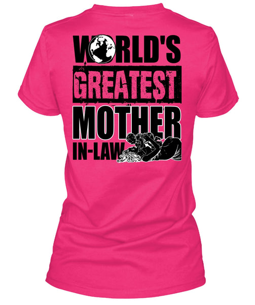 World's Greatest Mother In-Law T Shirt, I Love Mom T Shirt