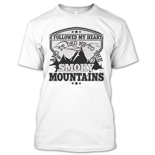 A black t-shirt with the shopify logo