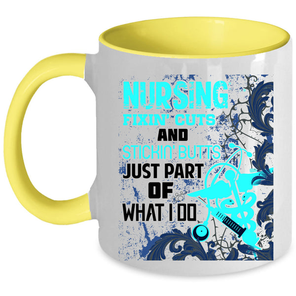 Cute Gift For Nurses Coffee Mug, Nursing Accent Mug