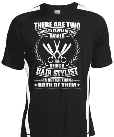 A black t-shirt with the shopify logo