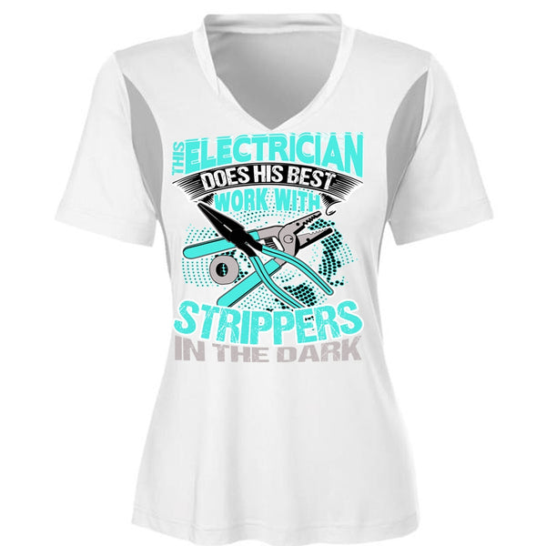 This Electrician Does His Best Work T Shirt, I Love Electrician T Shirt, Awesome T-Shirts