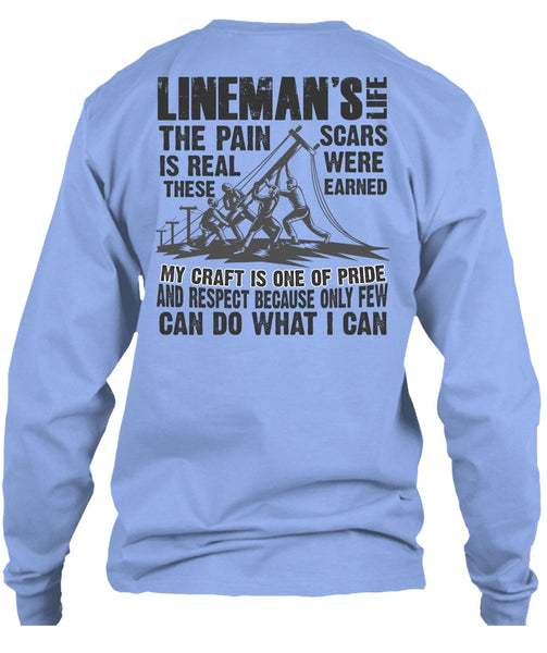 Lineman's Life T Shirt, I Love Lineman T Shirt