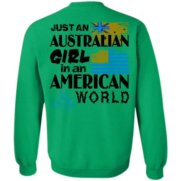 Wait For Halloween T Shirt, Just An Australian Girl In An American World Sweatshirt