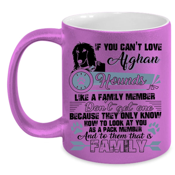 My Family Coffee Mug, Afghan Hounds Like A Family Member Accent Mug