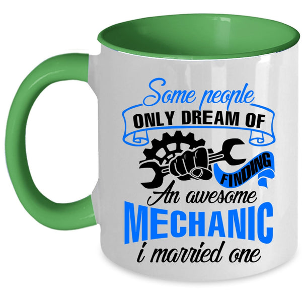 I Love Mechanic Coffee Mug, Finding An Awesome Mechanic Accent Mug
