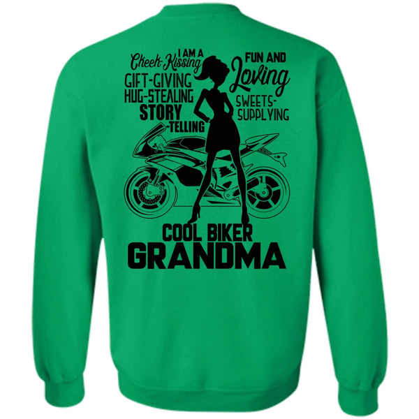 I Love Biking T Shirt, Cool Biker Grandma Sweatshirt