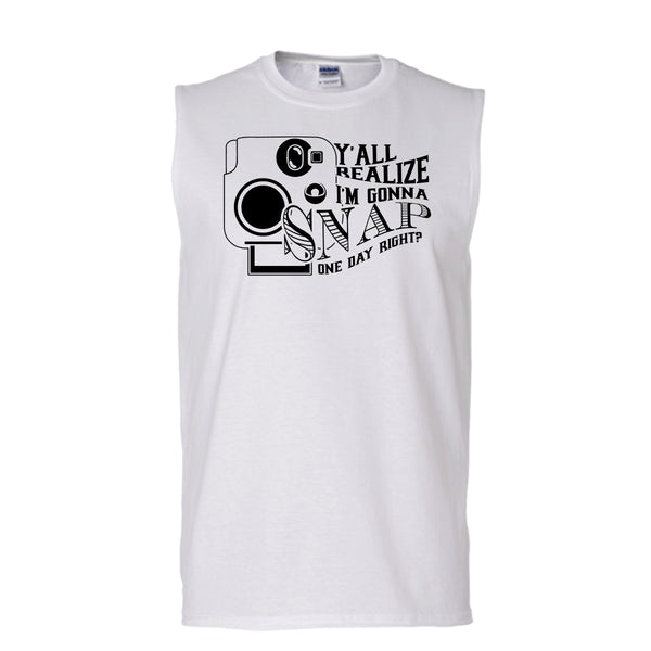 A black t-shirt with the shopify logo