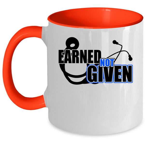 Awesome Nurses Coffee Mug, Earned Not Given Accent Mug