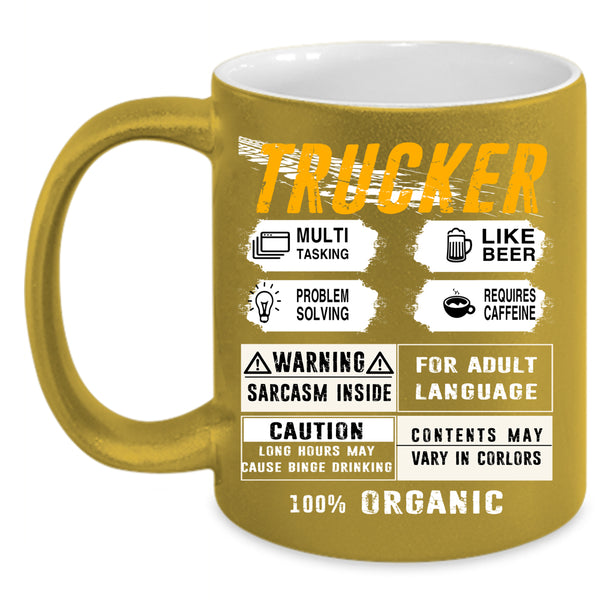 Trucker Coffee Mug, Awesome Gift For Trucker Coffee Cup