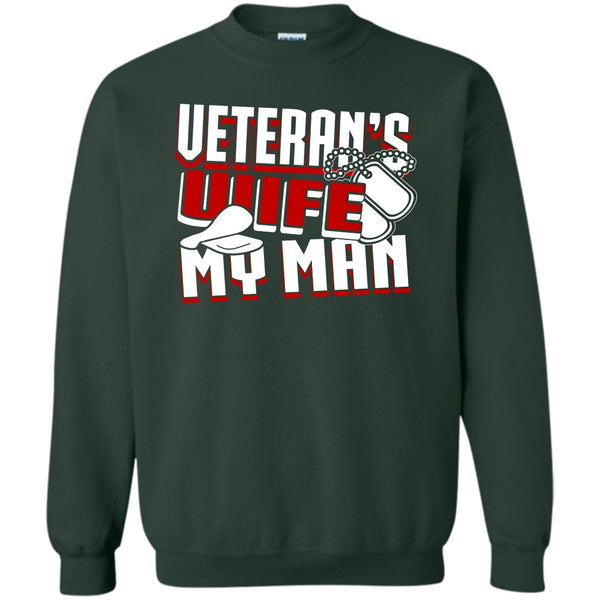 My Man T Shirt, Coolest Veteran Husband Sweatshirt