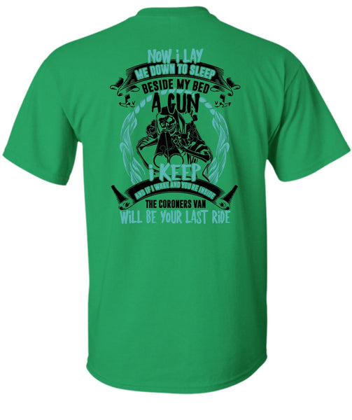 My Bed A Gun T Shirt, I Love Gunner T Shirt