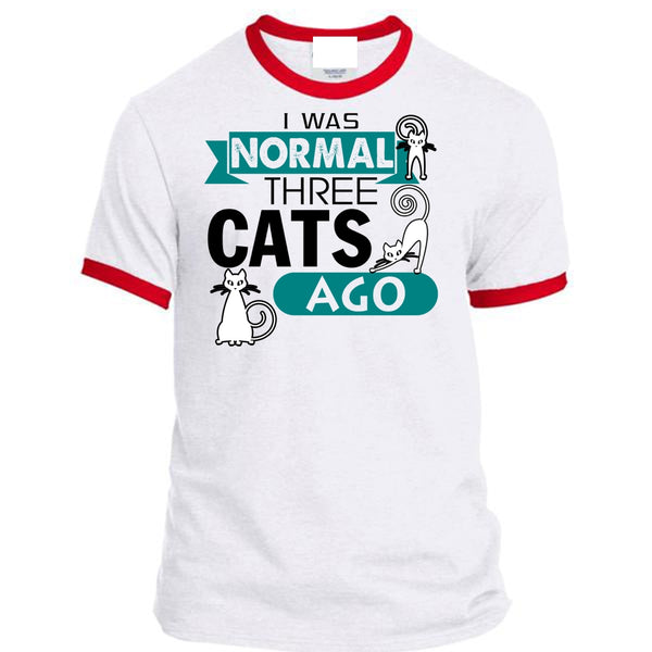 I Was Normal Three Cats AGo T Shirt, I Love Cat T Shirt, Cool Pets T Shirt