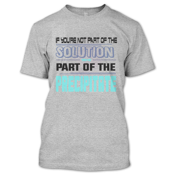 A black t-shirt with the shopify logo