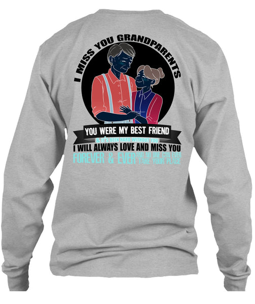 I Miss You Grandparents T Shirt, I Love Nana T Shirt
