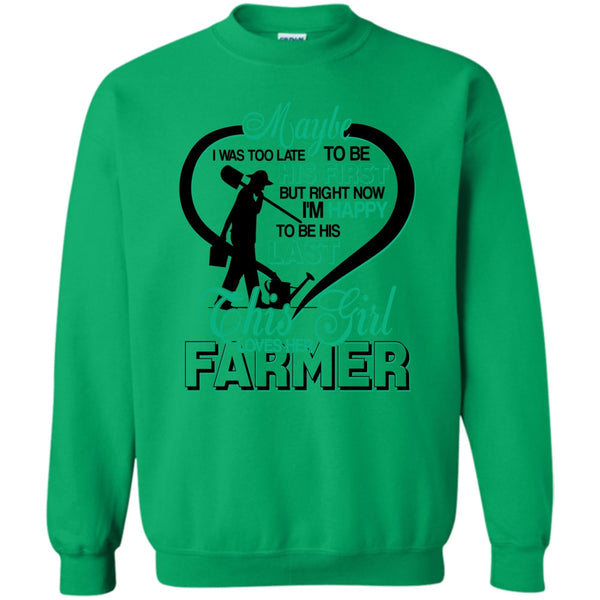 Coolest Farmer's Wife T Shirt, I'm Happy To Be His Last Sweatshirt