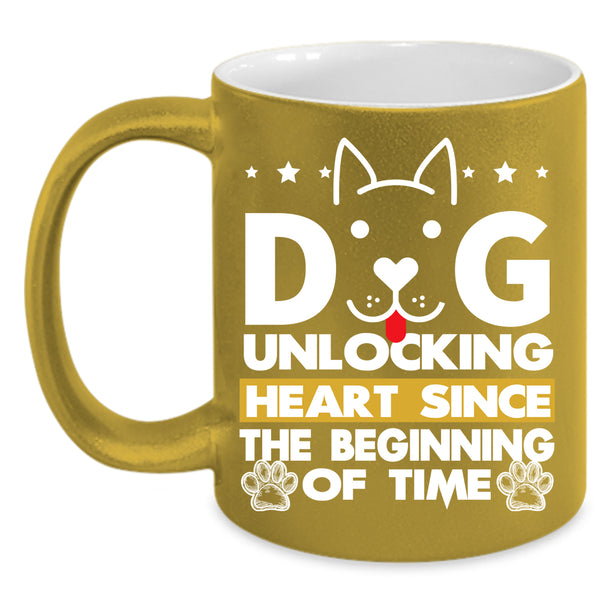 Dog Unlocking Coffee Mug, Cute Gift For Dog Lover Coffee Cup