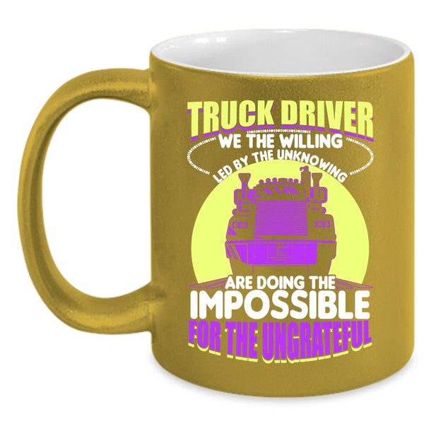 Truck Driver Coffee Mug, Cute Gift For Truck Driver Coffee Cup