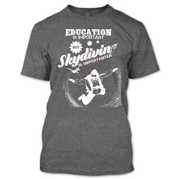 A black t-shirt with the shopify logo