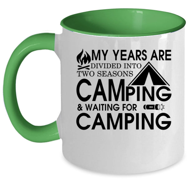 Waiting For Camping Coffee Mug, Camping Accent Mug