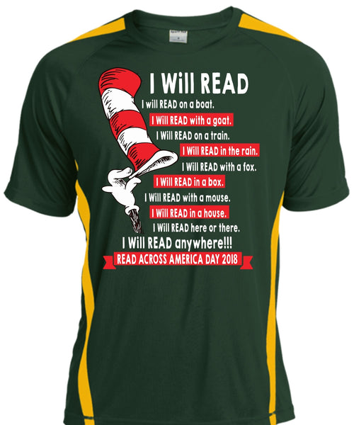 The Cat in the Hat T Shirt 2018, I Will Read Anywhere T Shirt, I Will Read In A Box T Shirt, Cool Shirt