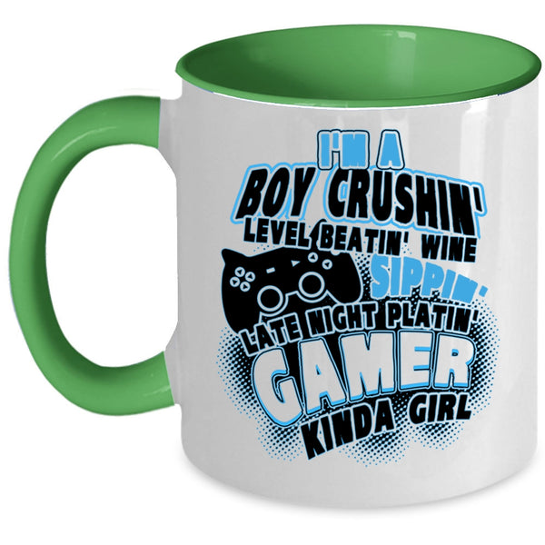 Camper Kinda Girl Coffee Mug, I'm A Boy Crushing Accent Mug