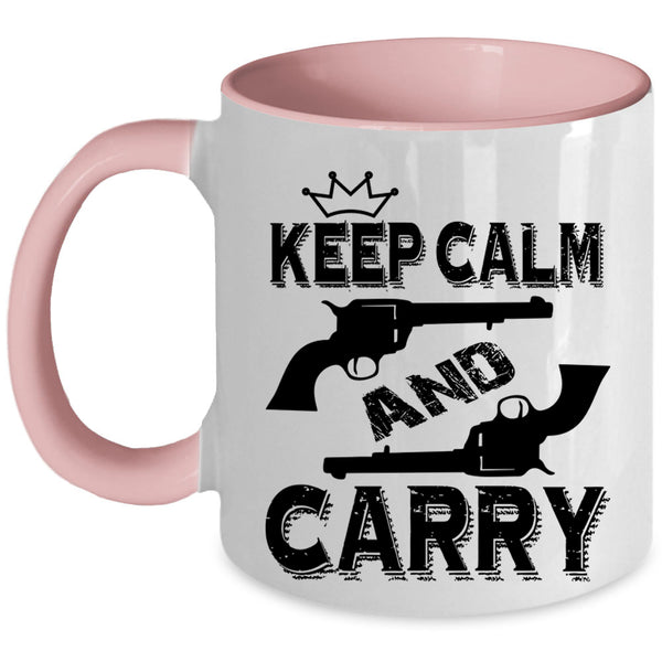 Cool Coffee Mug, Keep Calm And Carry Accent Mug