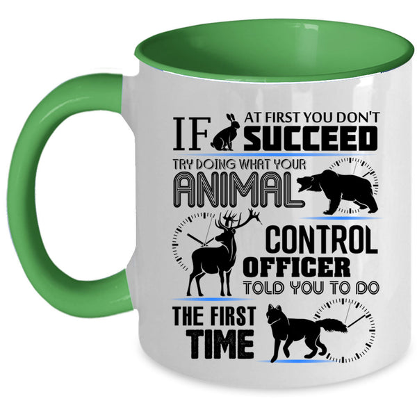Cool Job Title Coffee Mug, Animal Control Officer Accent Mug
