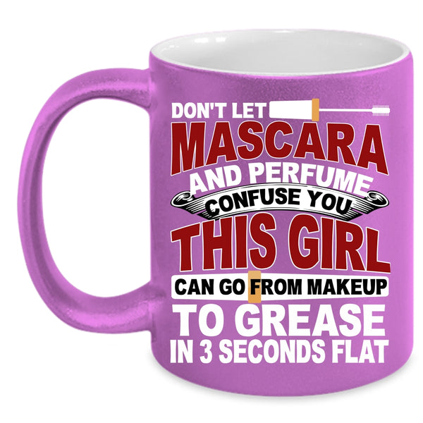 Mascara And Perfume  Coffee Mug, Funny Gift For Wife Coffee Cup