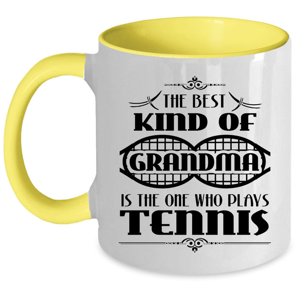 Plays Tennis Coffee Mug, The Best Kind Of Grandma Accent Mug