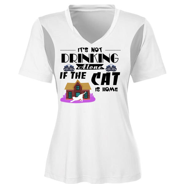 It's Not Drinking Alone If The Cat Is Home T Shirt, Favorite T Shirt