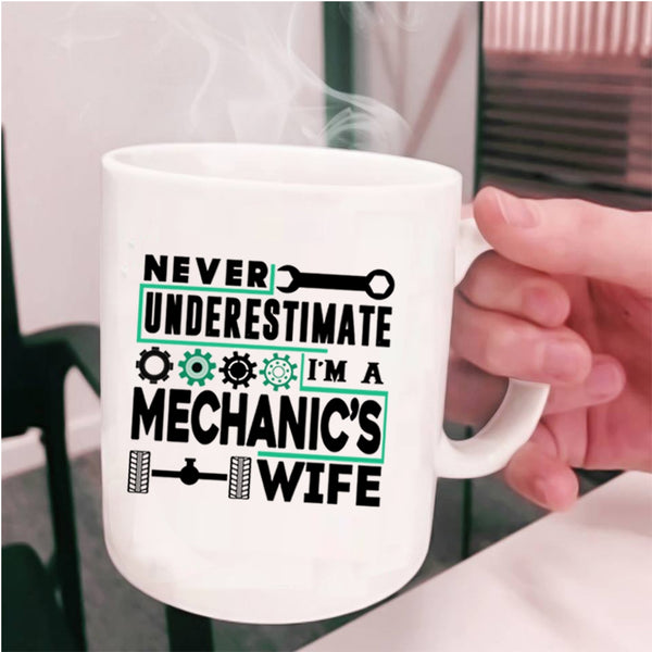 Gift For Mechanic's Wife Coffee Mug, I'm A Mechanic's Wife Cup
