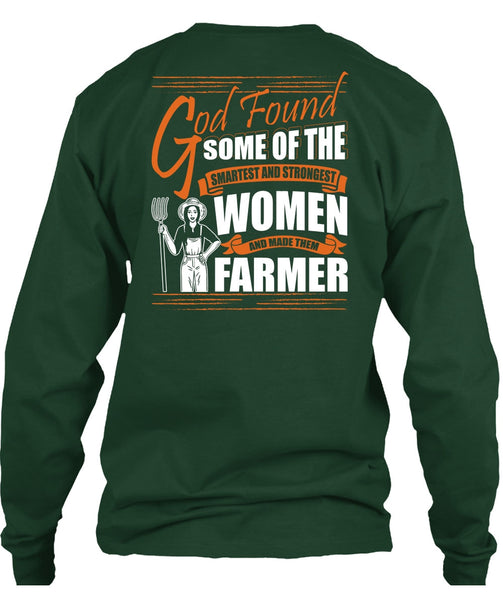 Made Them Farmer T Shirt, Smartest And Strongest T Shirt