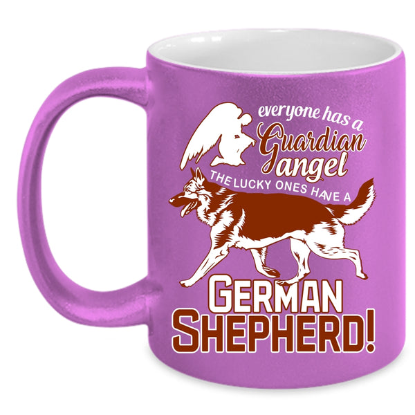 Everyone Has A Guardian Angel Coffee Mug, German Shepherd Coffee Cup
