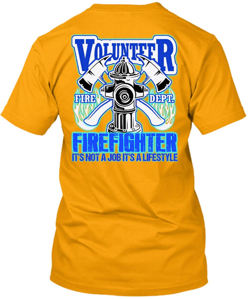 Volunteer Firefighter T Shirt, I Love Firefighter T Shirt