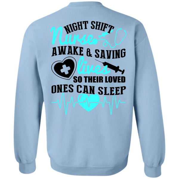 I Love Nursing T Shirt, Night Shift Nurse Sweatshirt