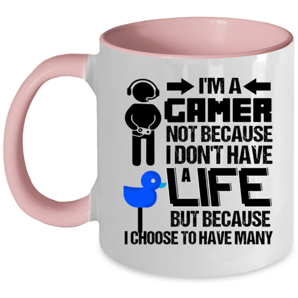 Awesome Gift For Gamers Coffee Mug, I'm A Gamer Accent Mug