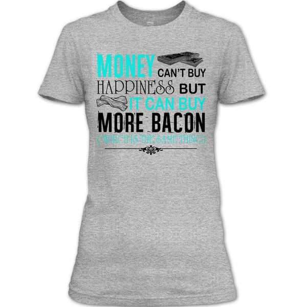 A black t-shirt with the shopify logo