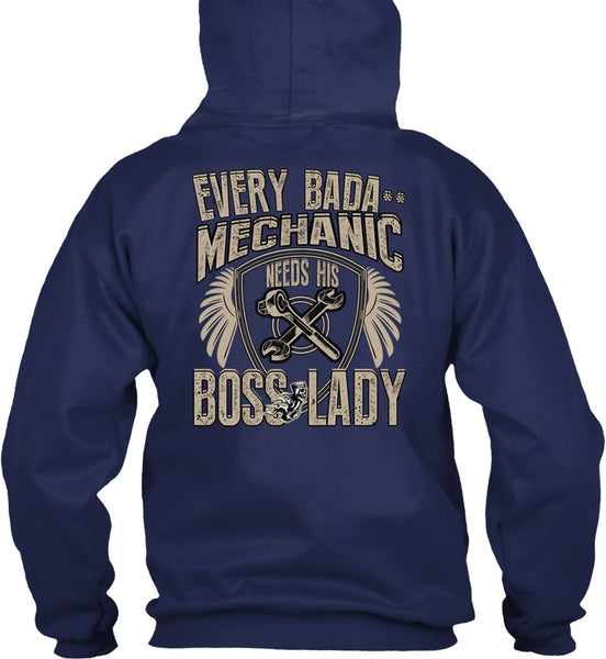 Mechanic Needs His Boss Lady T Shirt, Being A Mechanic T Shirt