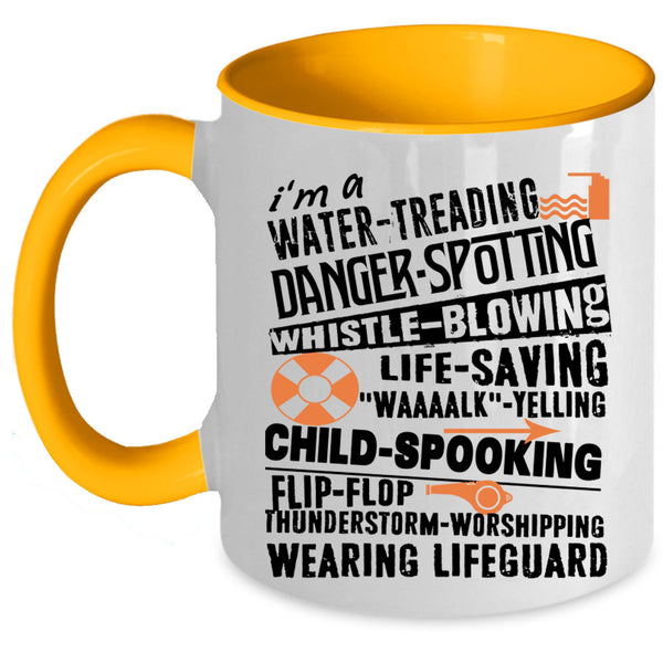Awesome Swimming Coffee Mug, I'm A Water Treading Accent Mug