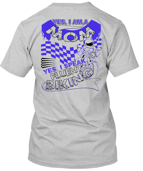 I Am A Mom T Shirt, I Love Biker T Shirt