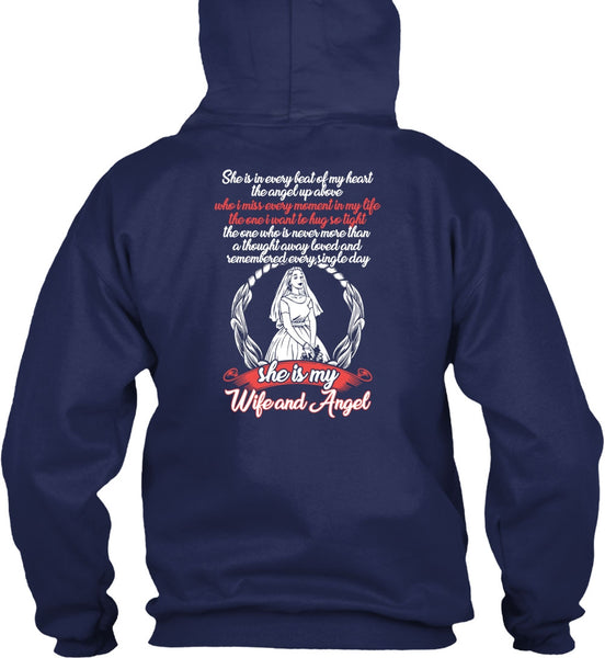 She Is My Wife And Angel T Shirt, Beat Of My Heart T Shirt