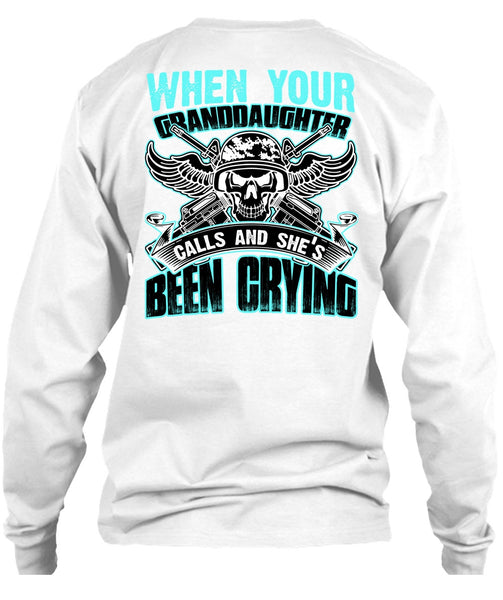 When Your Granddaughter Calls T Shirt, I Love Grandkid T Shirt