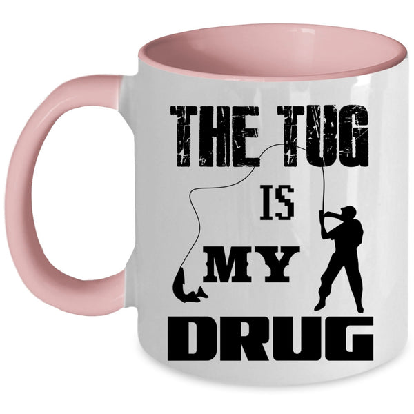 Funny Gift For Fisher Coffee Mug, I Love Fishing Accent Mug