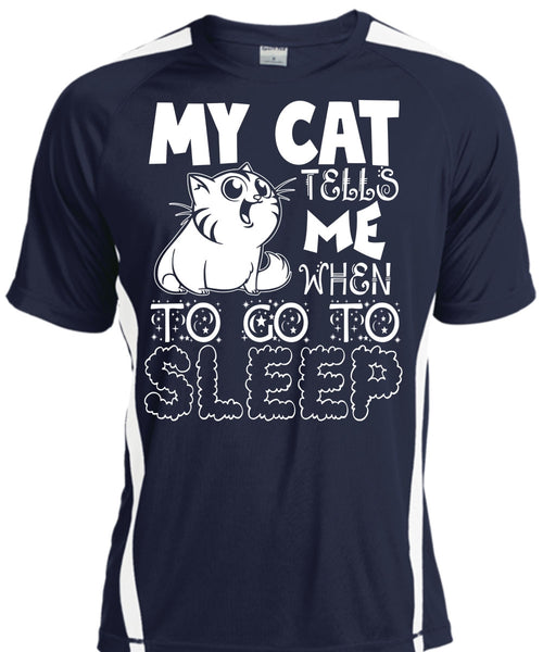 My Cat Tells Me T Shirt, To Go To Sleep T Shirt, Cool Shirt
