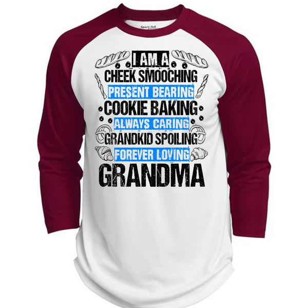 Forever Loving Grandma T Shirt, I Love Grandma T Shirt, Awesome T-Shirts  (Polyester Game Baseball Jersey)