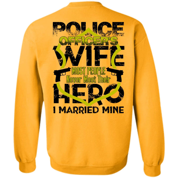I Love Wife T Shirt, Police Officer's Wife Sweatshirt
