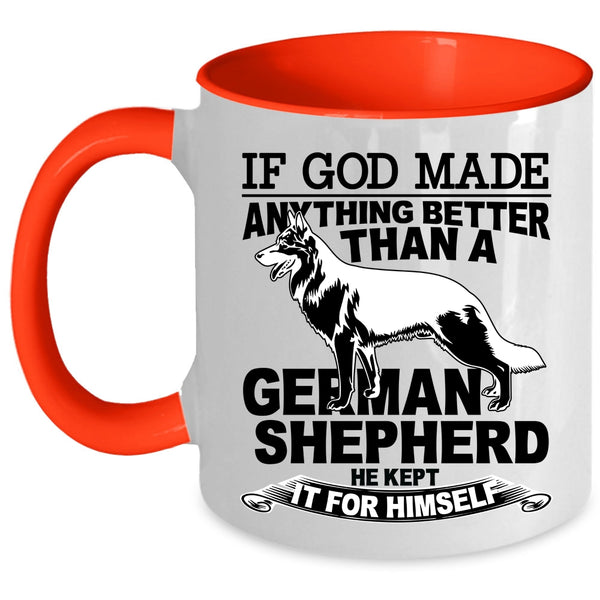 Awesome Dog Lovers Coffee Mug, Cool German Shepherd Accent Mug