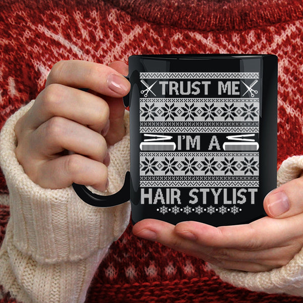 I'm A Hair Stylist Coffee Mug, Christmas Tree Coffee Cup