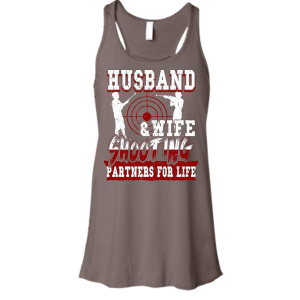 Husband & Wife T Shirt, Shooting Partners For Life T Shirt, Cool T Shirt